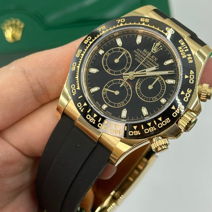 Rolex Cosmograph Daytona 116518LN Schwarz 2019