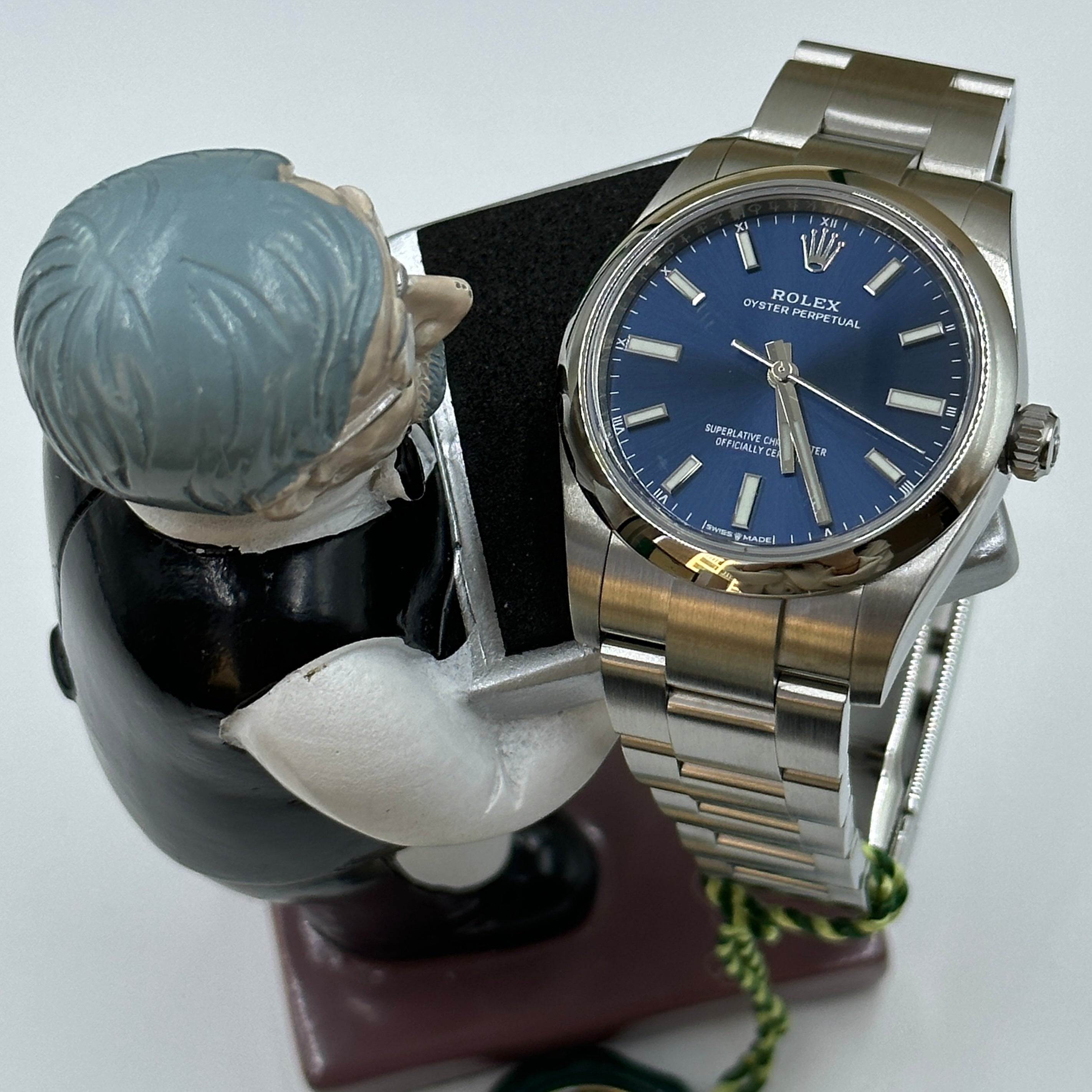 Rolex Oyster Perpetual 34 124200 Blau 2024