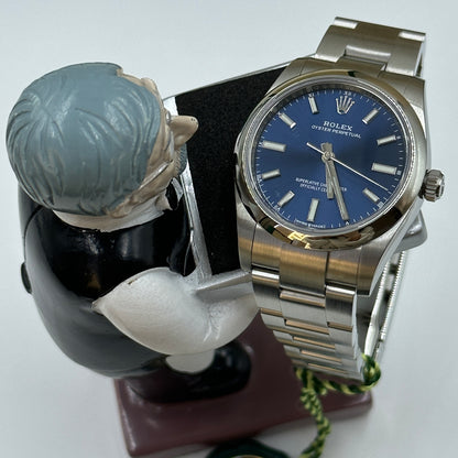 Rolex Oyster Perpetual 34 124200 Blau 2024