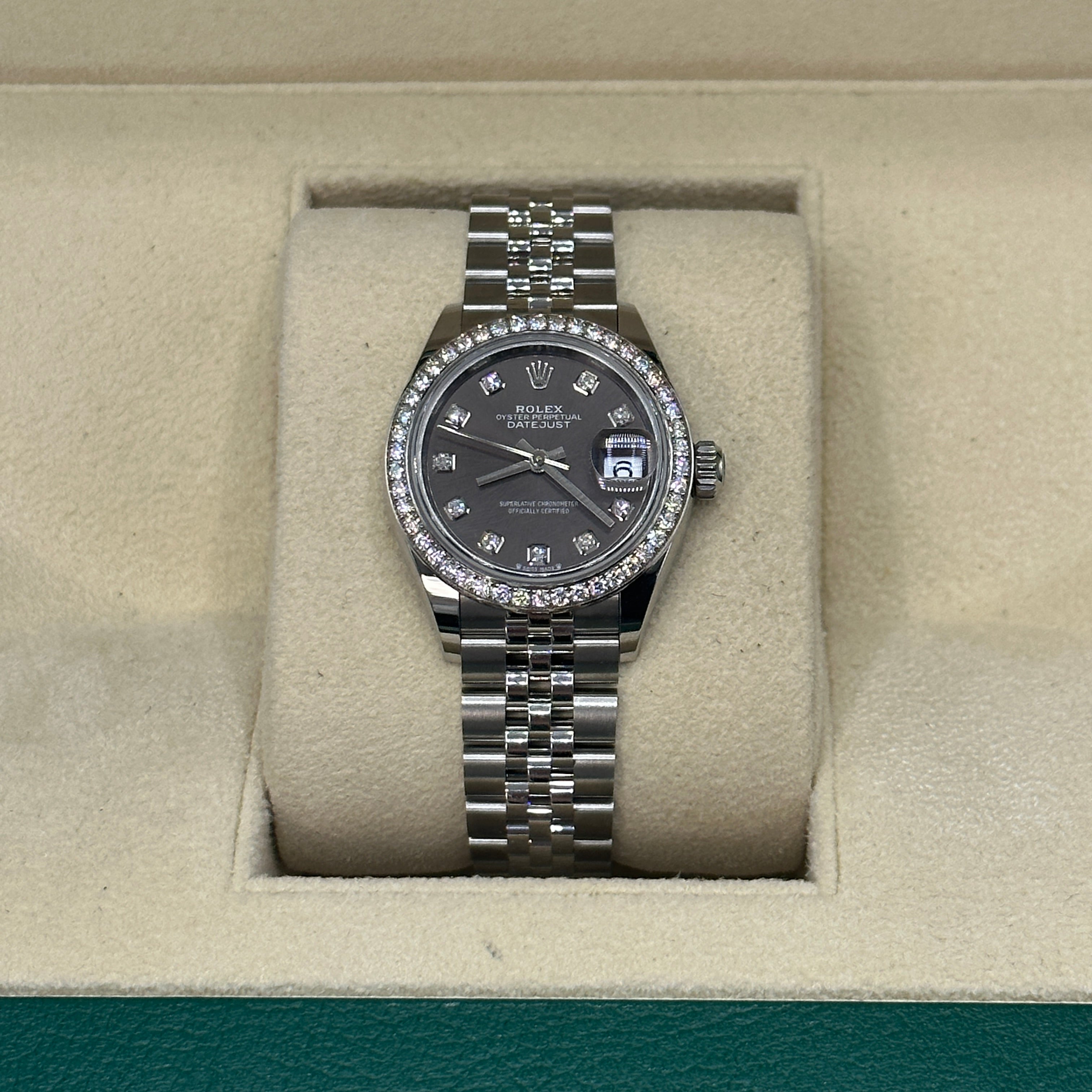 Rolex Lady-Datejust 28 m279384RBR-0017 Grey Diamonds jub 2026