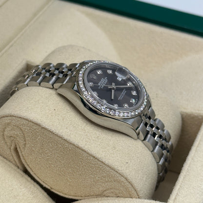 Rolex Lady-Datejust 28 m279384RBR-0017 Grey Diamonds jub 2026
