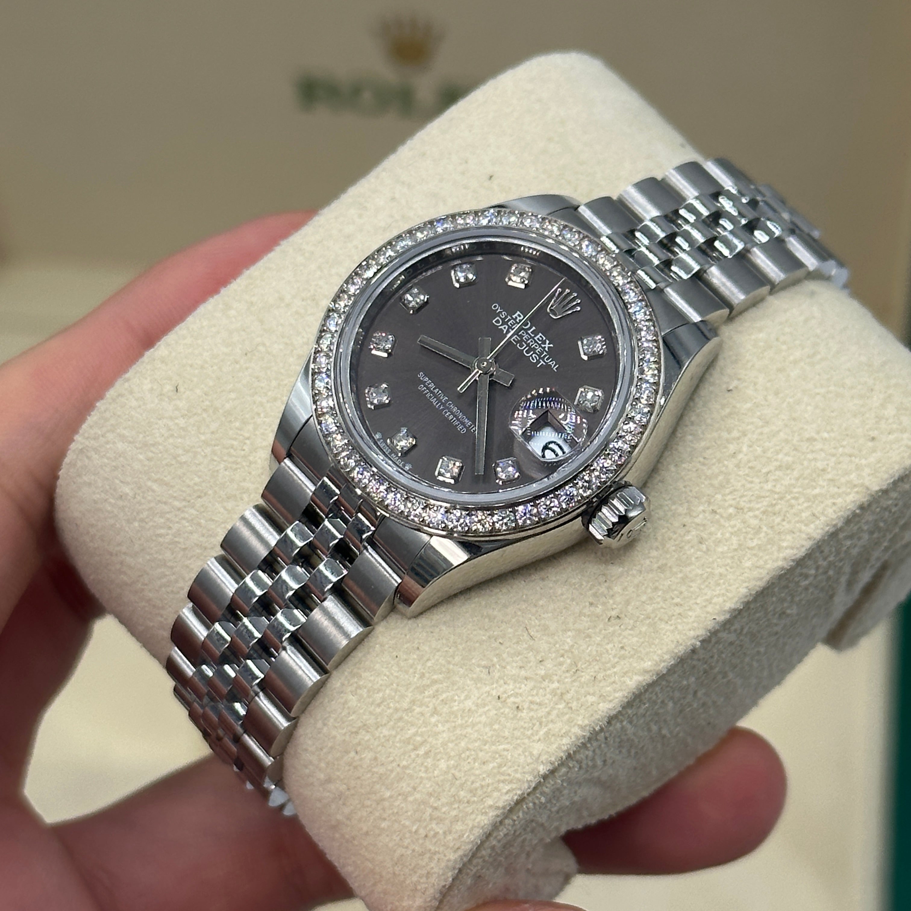 Rolex Lady-Datejust 28 m279384RBR-0017 Grey Diamonds jub 2026