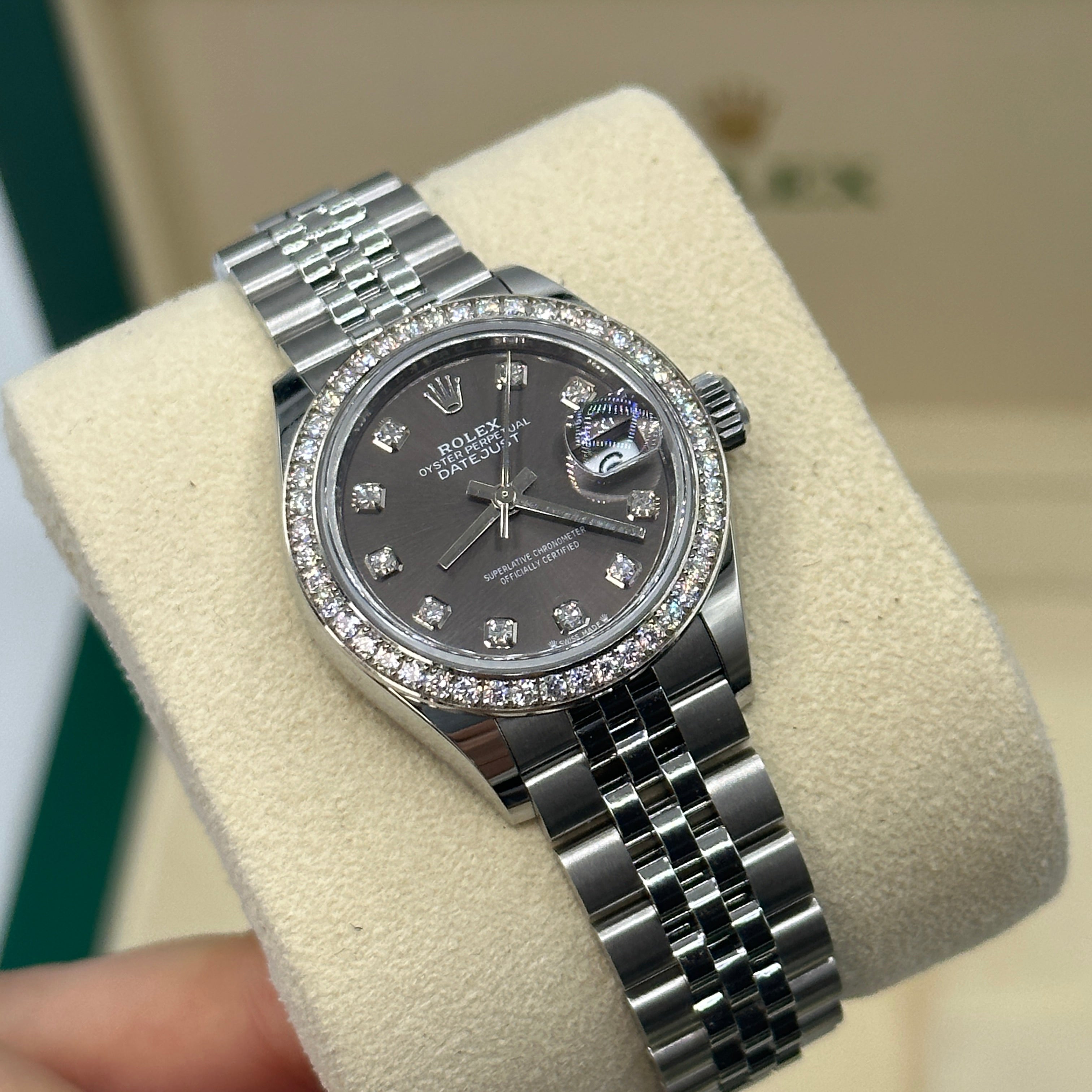 Rolex Lady-Datejust 28 m279384RBR-0017 Grey Diamonds jub 2026