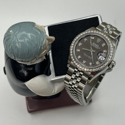 Rolex Lady-Datejust 28 m279384RBR-0017 Grey Diamonds jub 2026