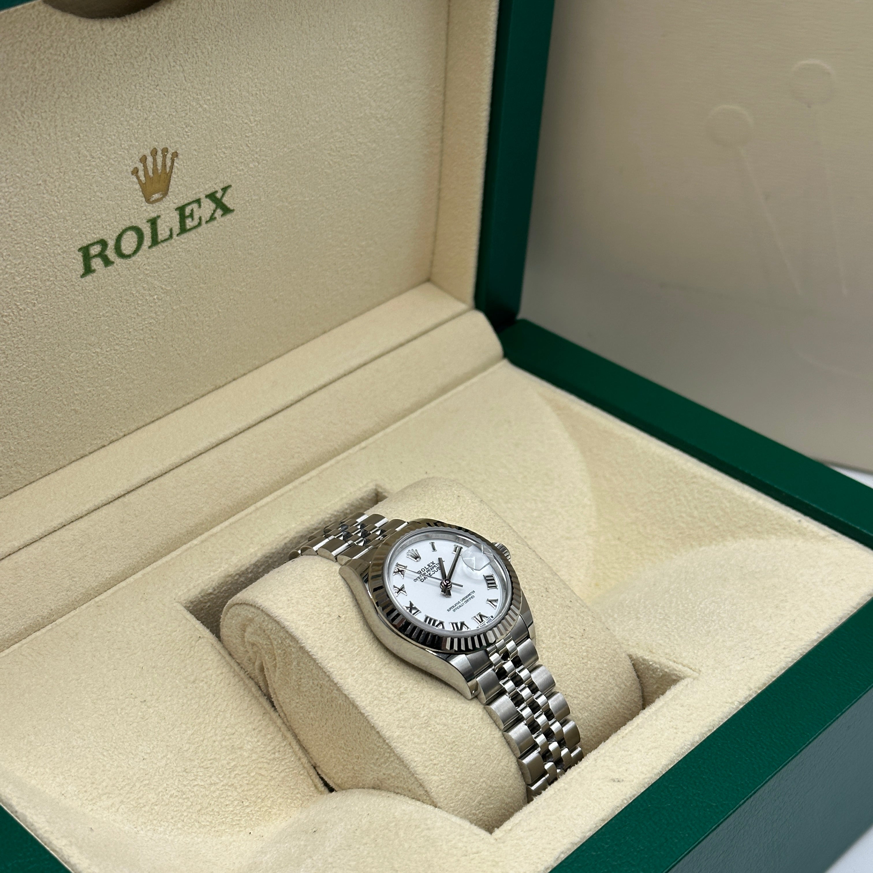 Rolex Lady-Datejust 279174 Weißes römisches Jubiläum 2025