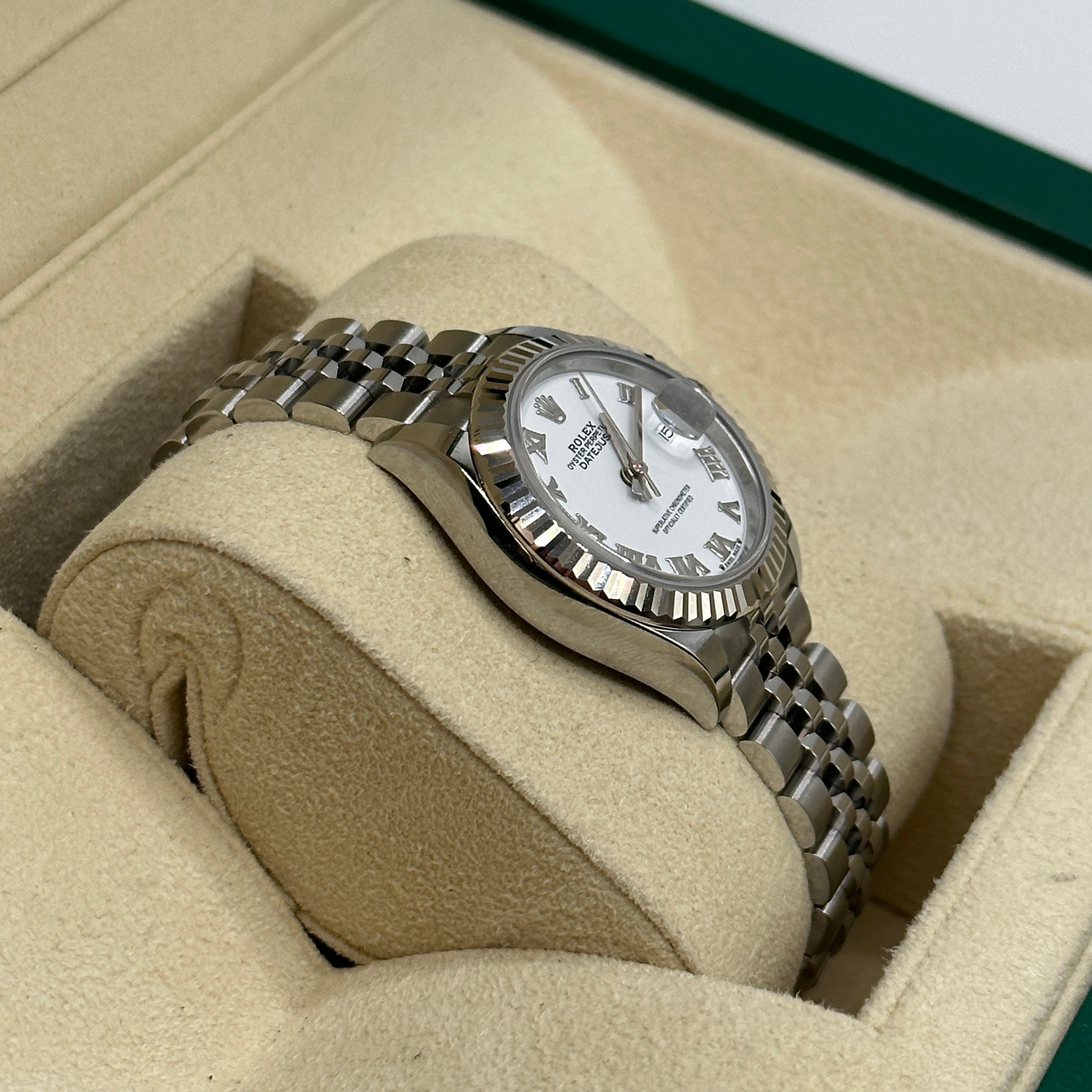 Rolex Lady-Datejust 279174 Weißes römisches Jubiläum 2025