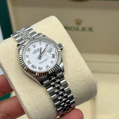 Rolex Lady-Datejust 279174 Weißes römisches Jubiläum 2025