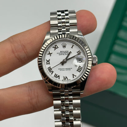 Rolex Lady-Datejust 279174 Weißes römisches Jubiläum 2025