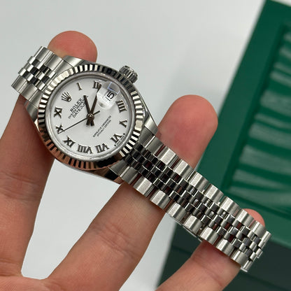 Rolex Lady-Datejust 279174 Weißes römisches Jubiläum 2025