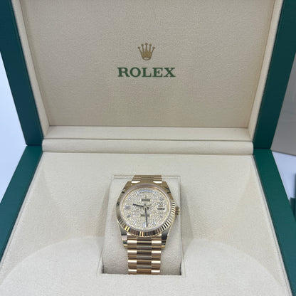 Rolex Day-Date 40 228238A Pave 2025