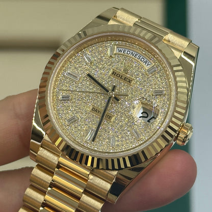 Rolex Day-Date 40 228238A Pave 2025