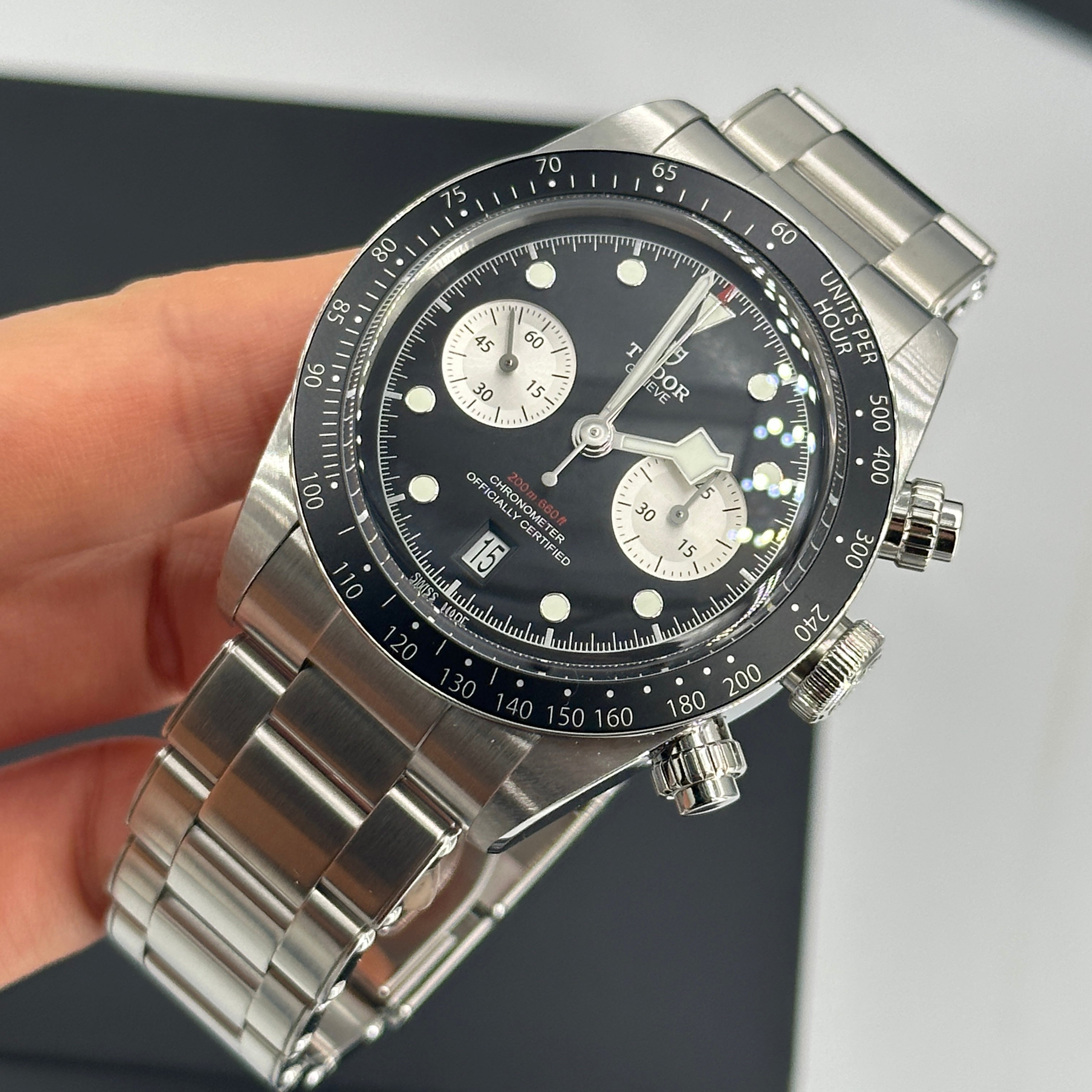 Tudor 79360N-0001 Heritage Black Bay Chronograph Inverted Panda
