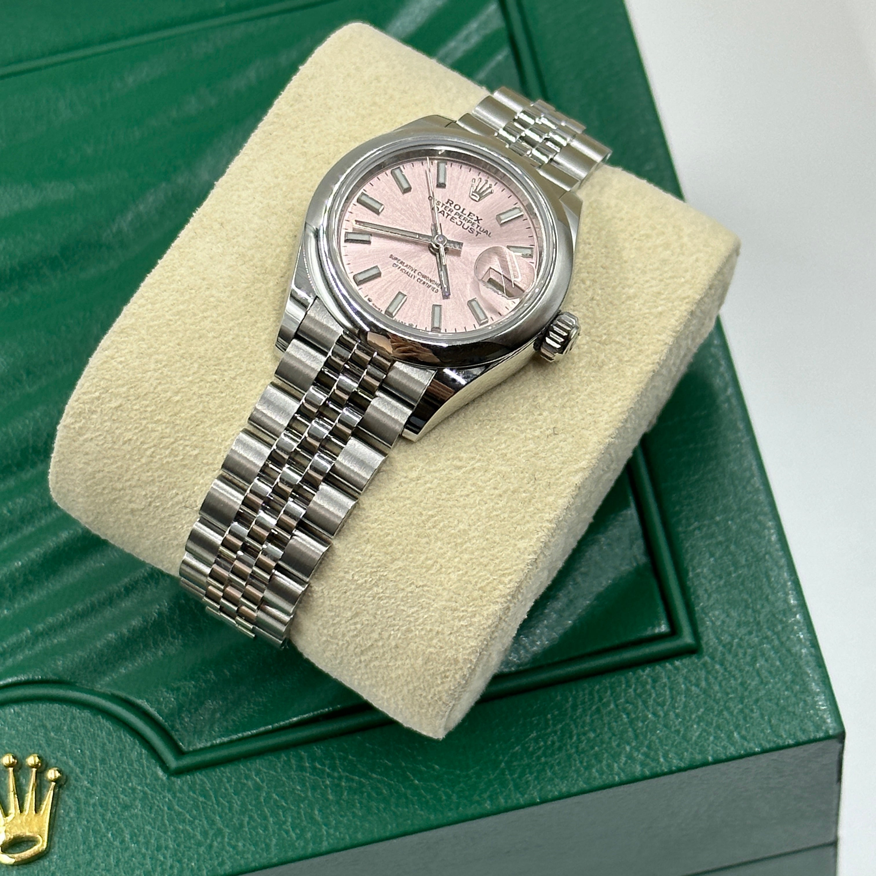 Rolex Lady-Datejust 279160 Pink Index Jubilee 2025