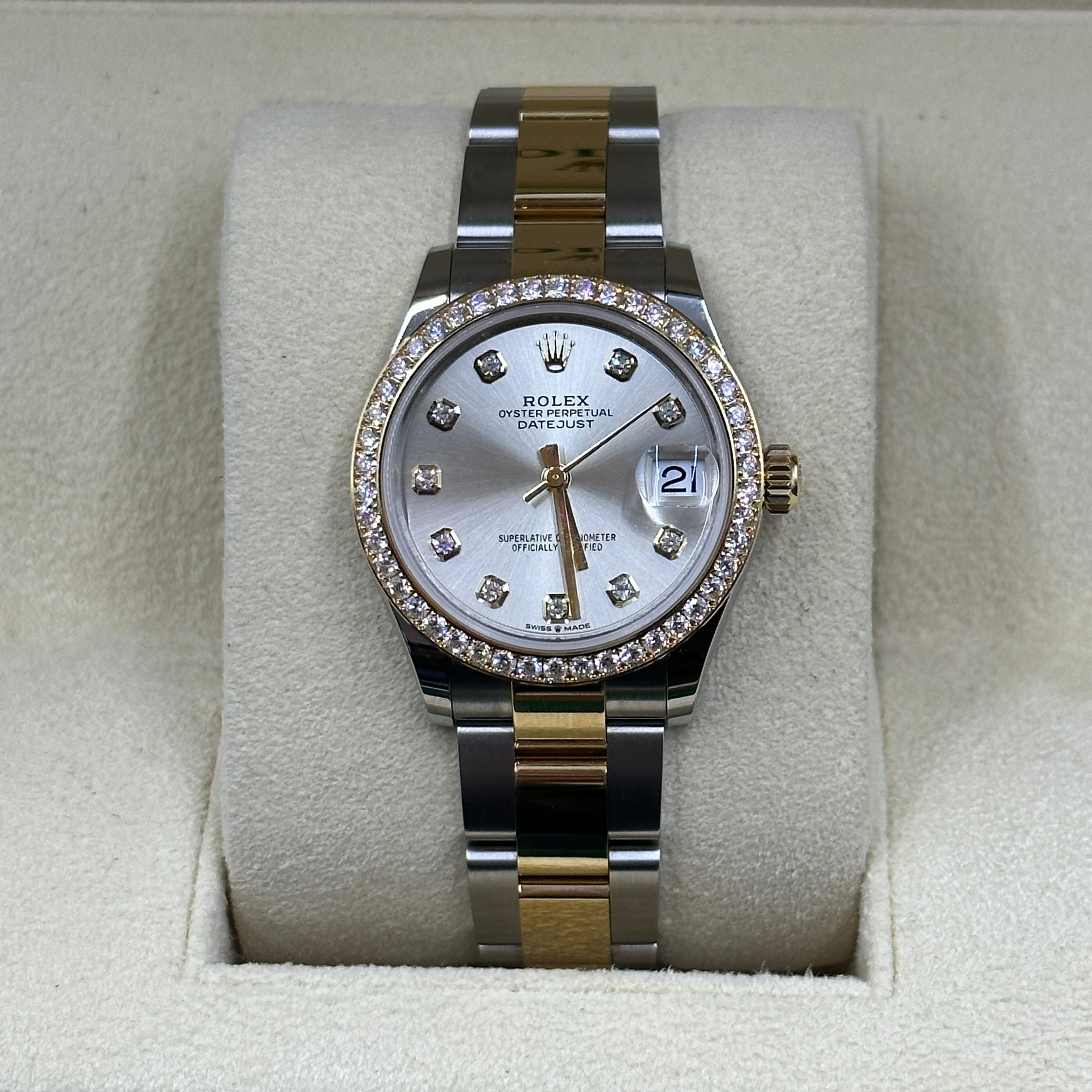 Rolex 278383RBR G SILVER OYS 2025