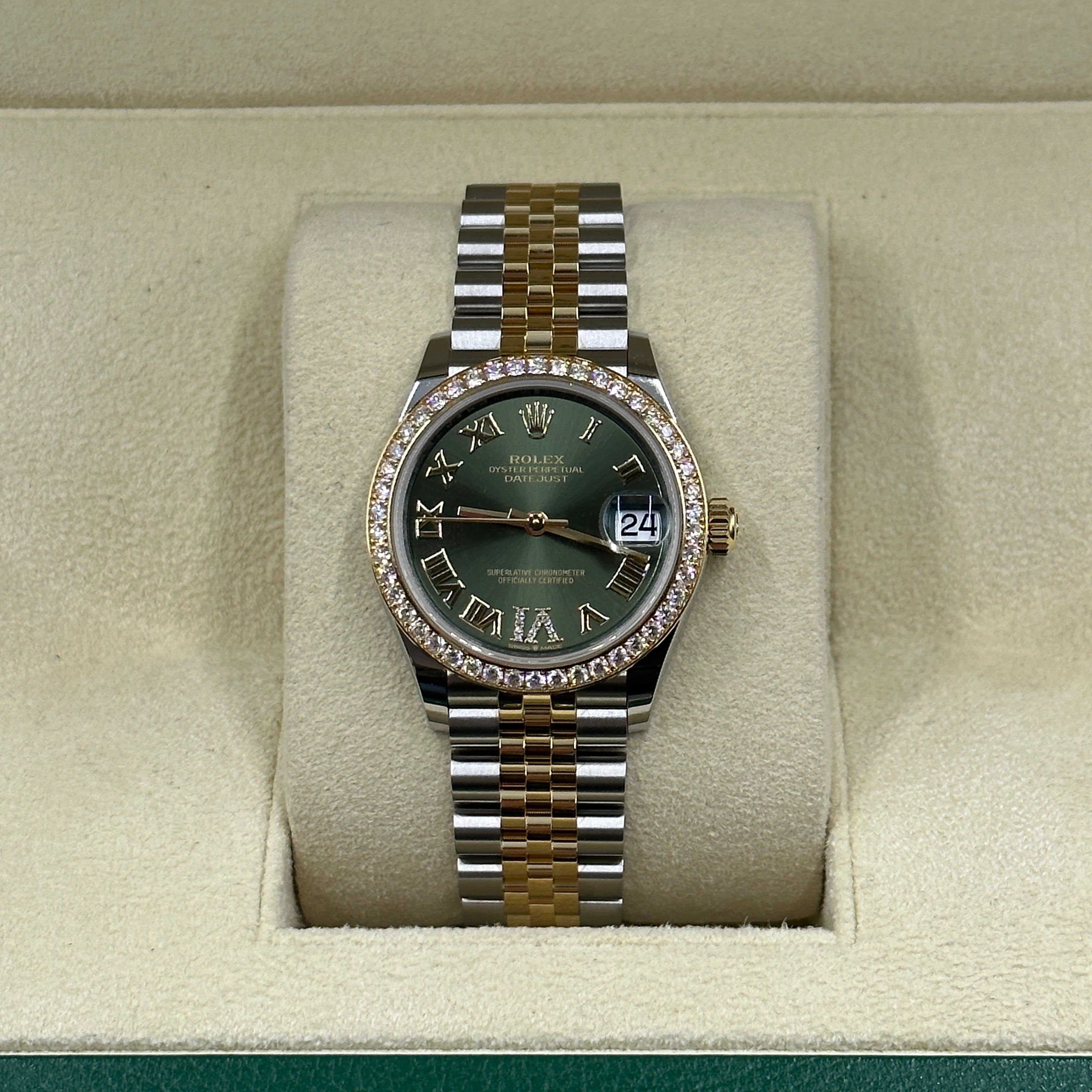 Rolex Datejust 31 278383RBR Grün VI Jubiläum 2023