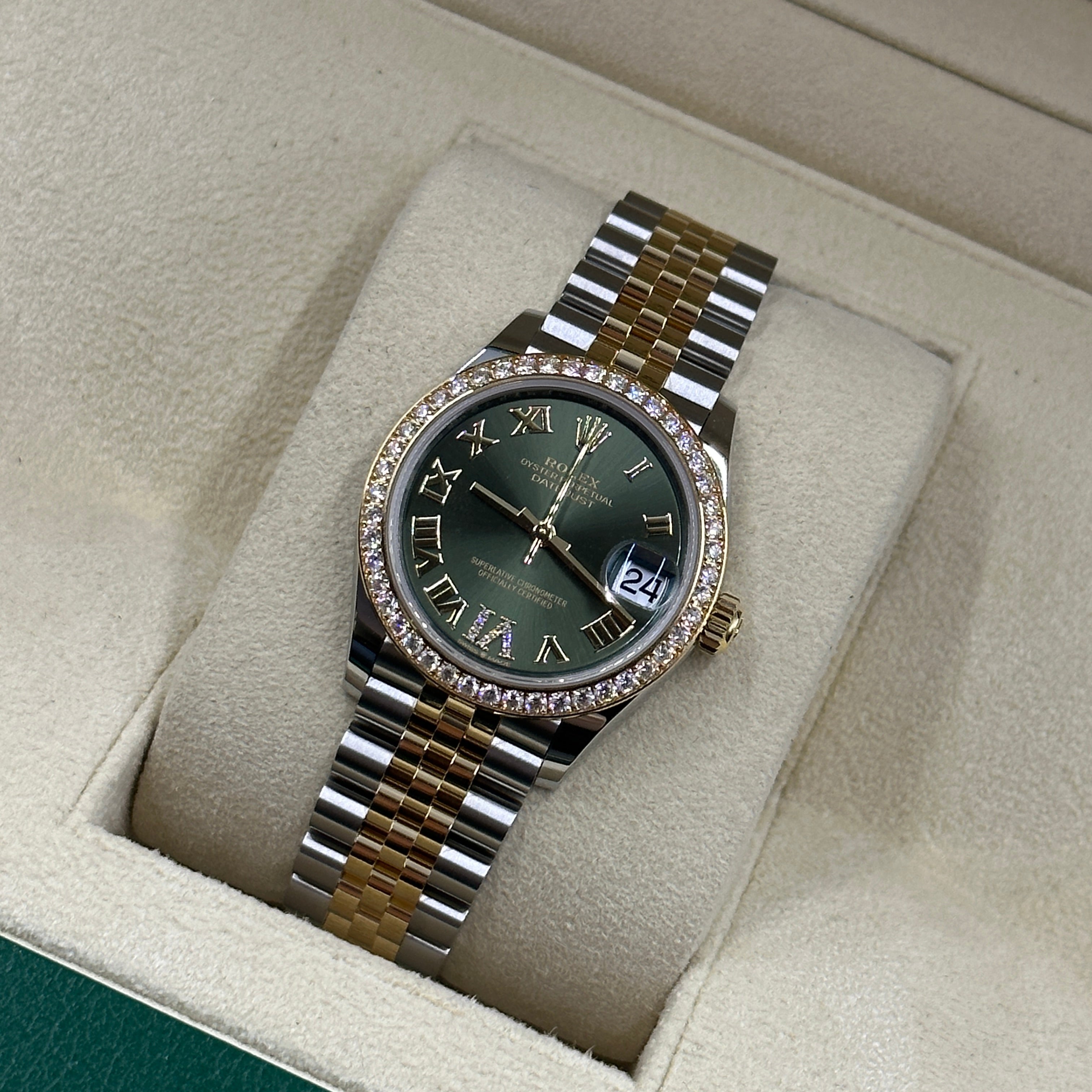 Rolex Datejust 31 278383RBR Grün VI Jubiläum 2023