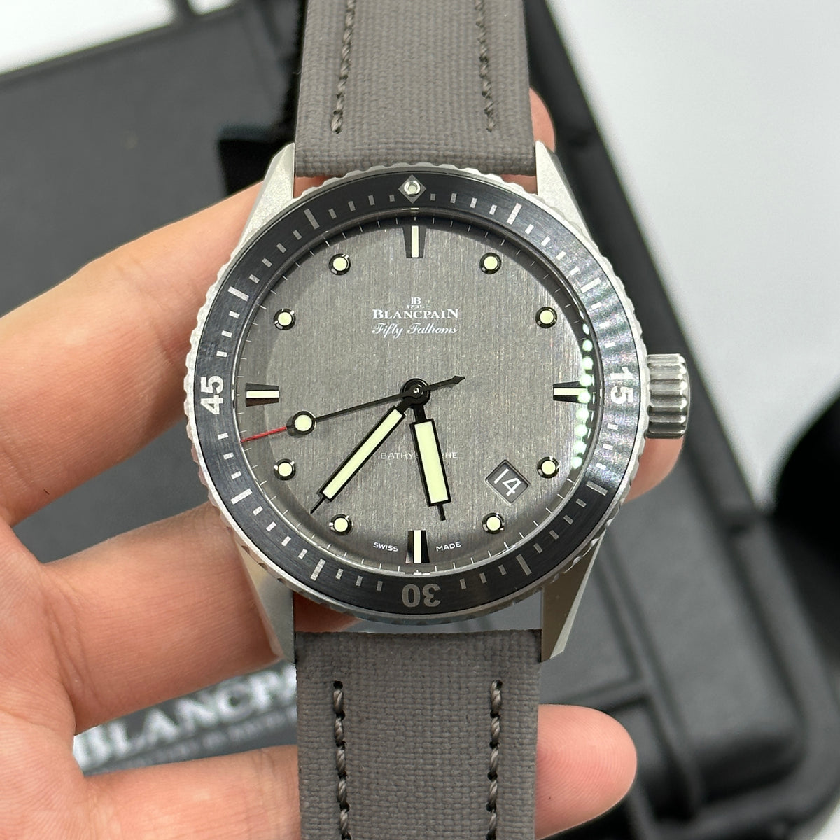 Blancpain Fifty Fathoms Bathyscaphe 43 Mm 5000 1210 G52A 2026