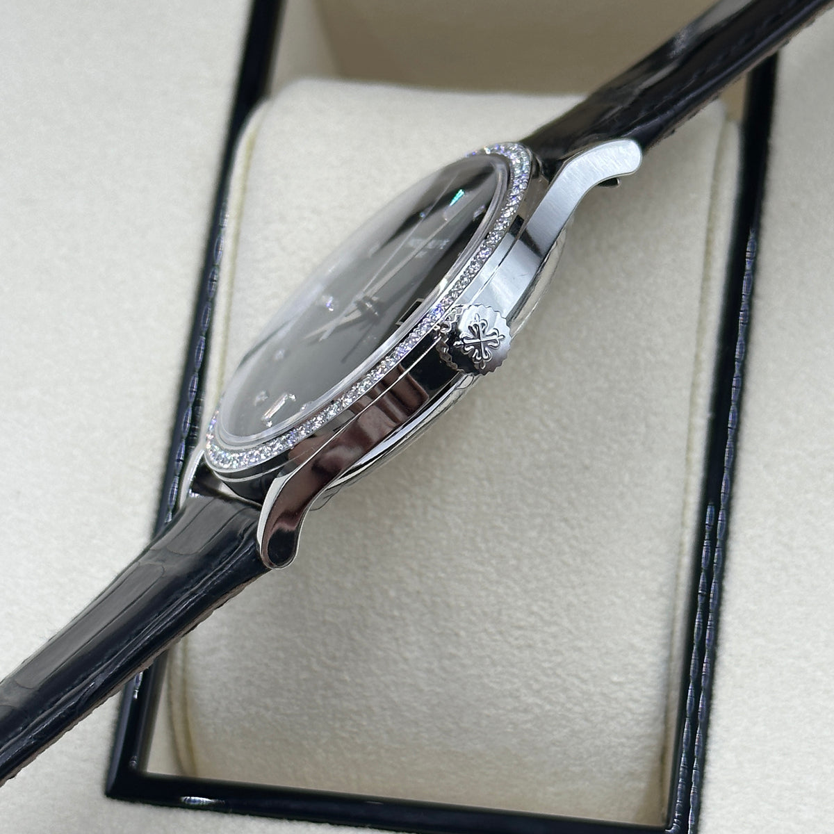 Patek Philippe Calatrava 5297G‑001 Diamond Bezel White‑Gold 38 MM 2020