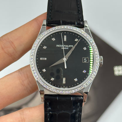 Patek Philippe Calatrava 5297G‑001 Diamantlünette Weißgold 38 mm