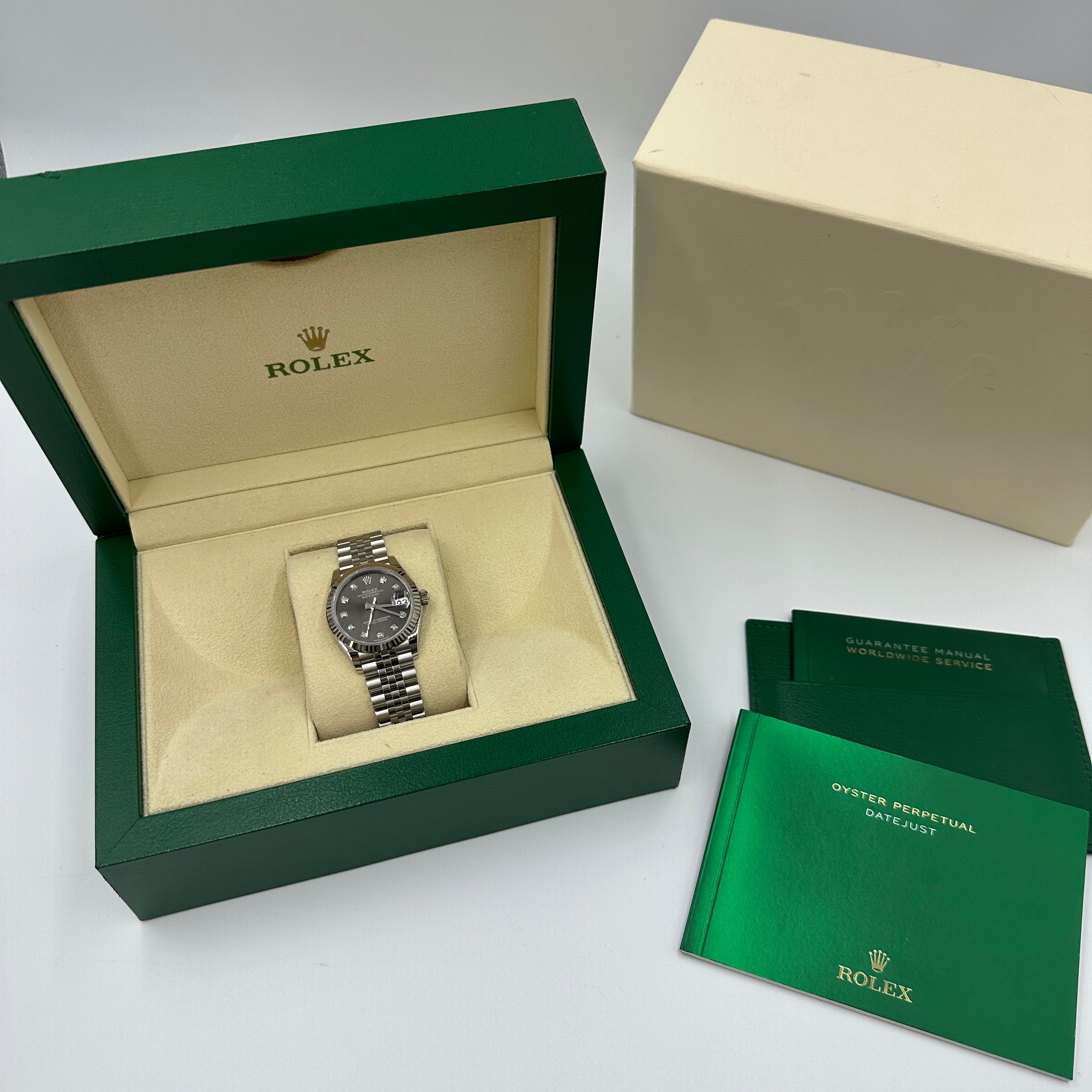 Rolex Datejust 31 278274G Graues Jubiläum 2025