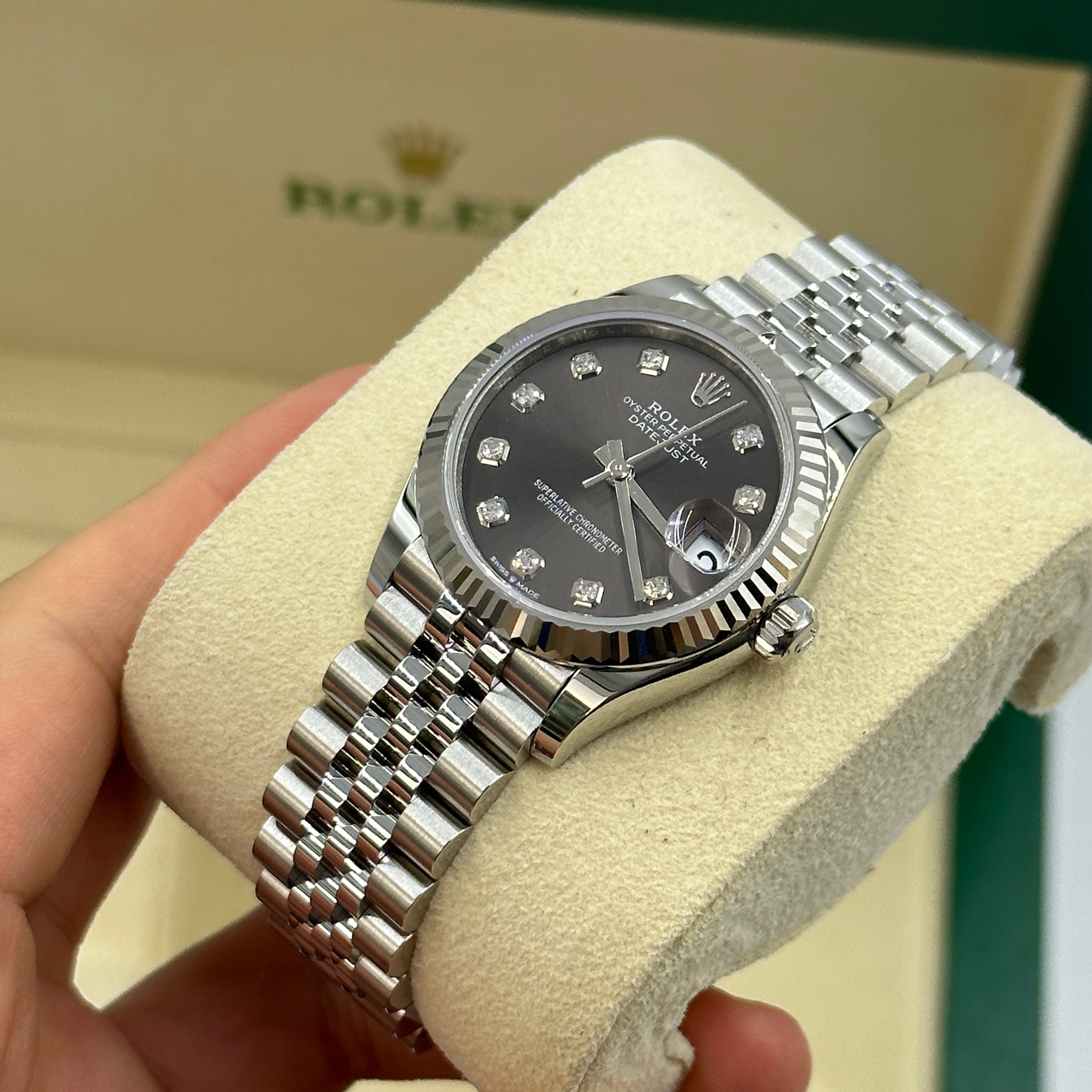 Rolex Datejust 31 278274G Graues Jubiläum 2025