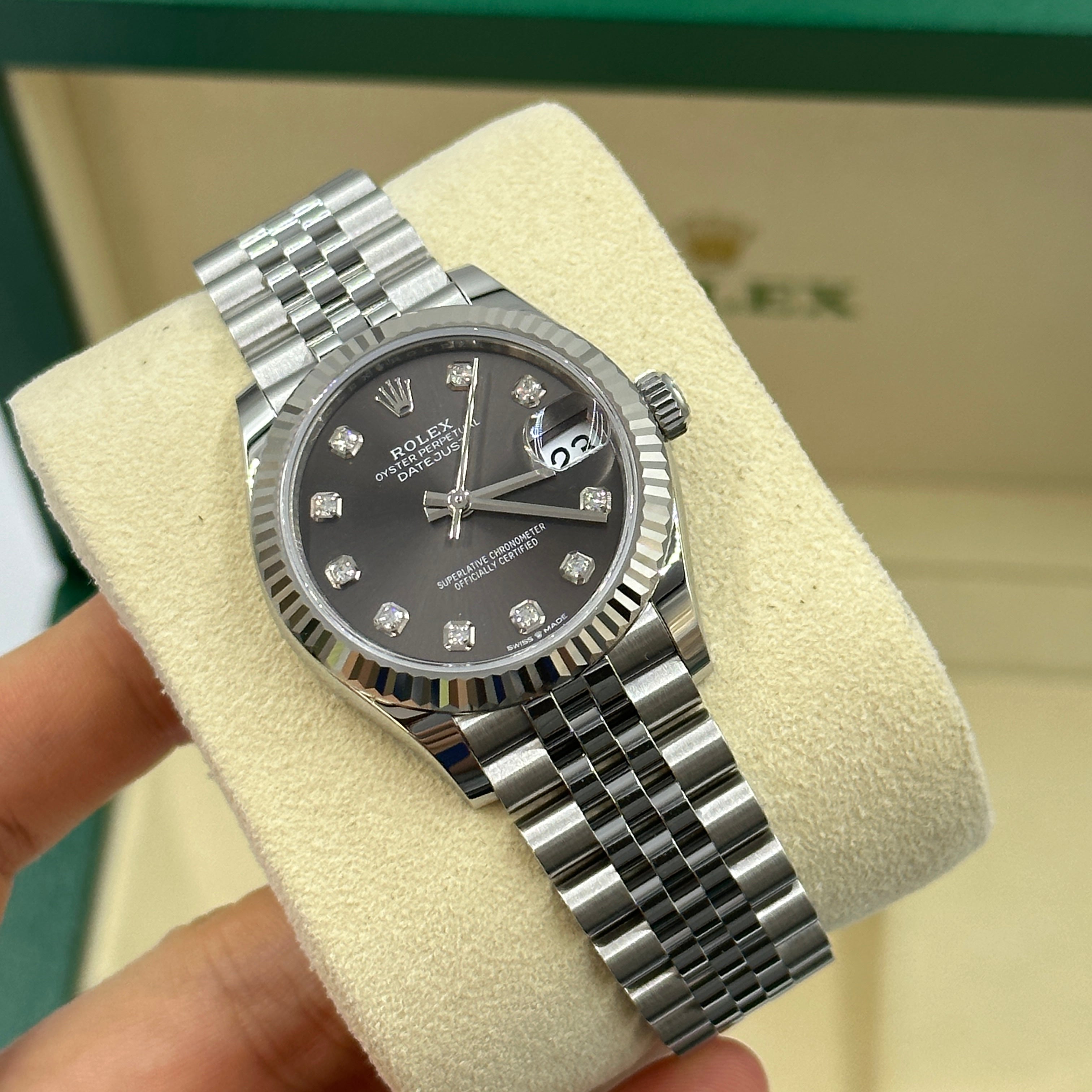 Rolex Datejust 31 278274G Graues Jubiläum 2025