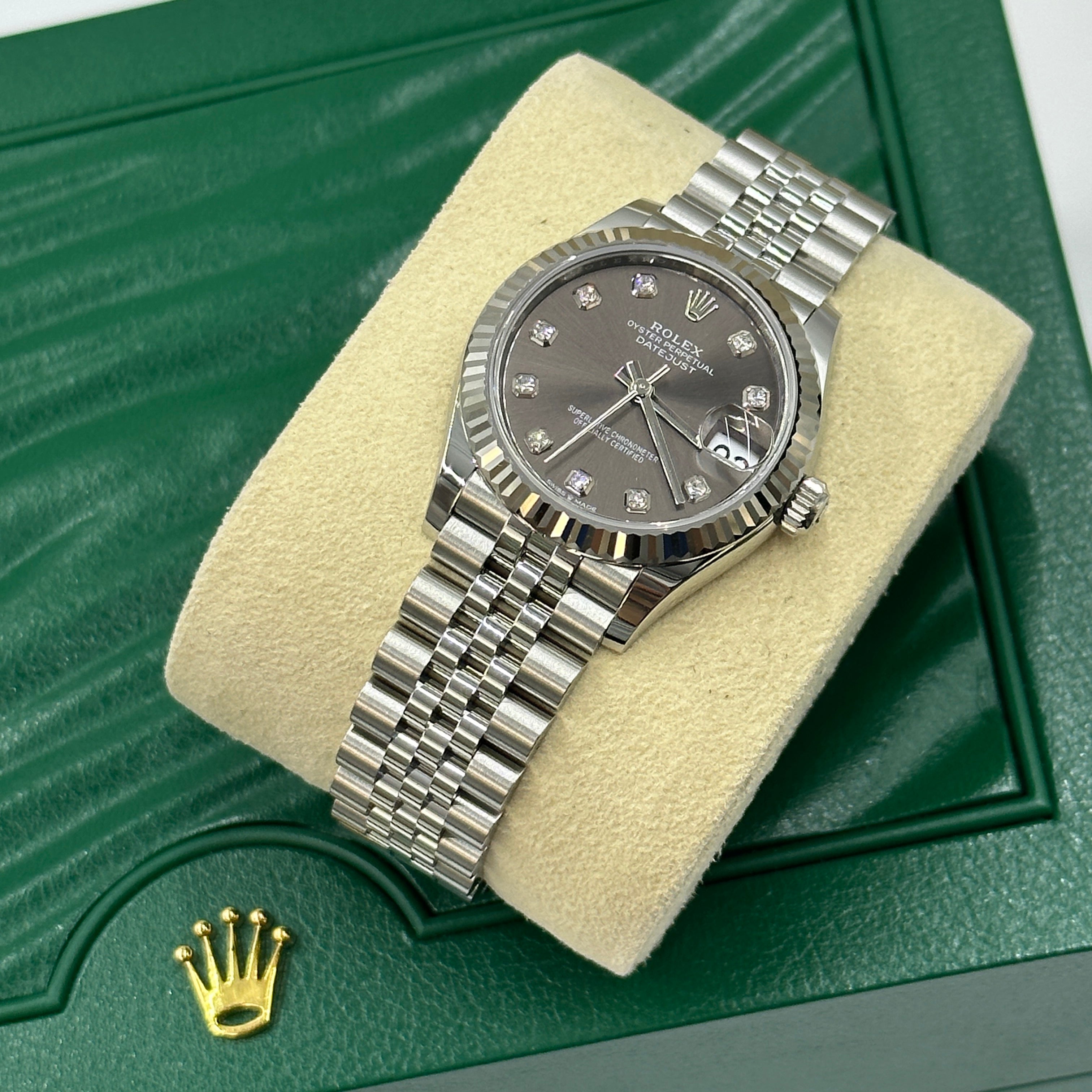 Rolex Datejust 31 278274G Graues Jubiläum 2025