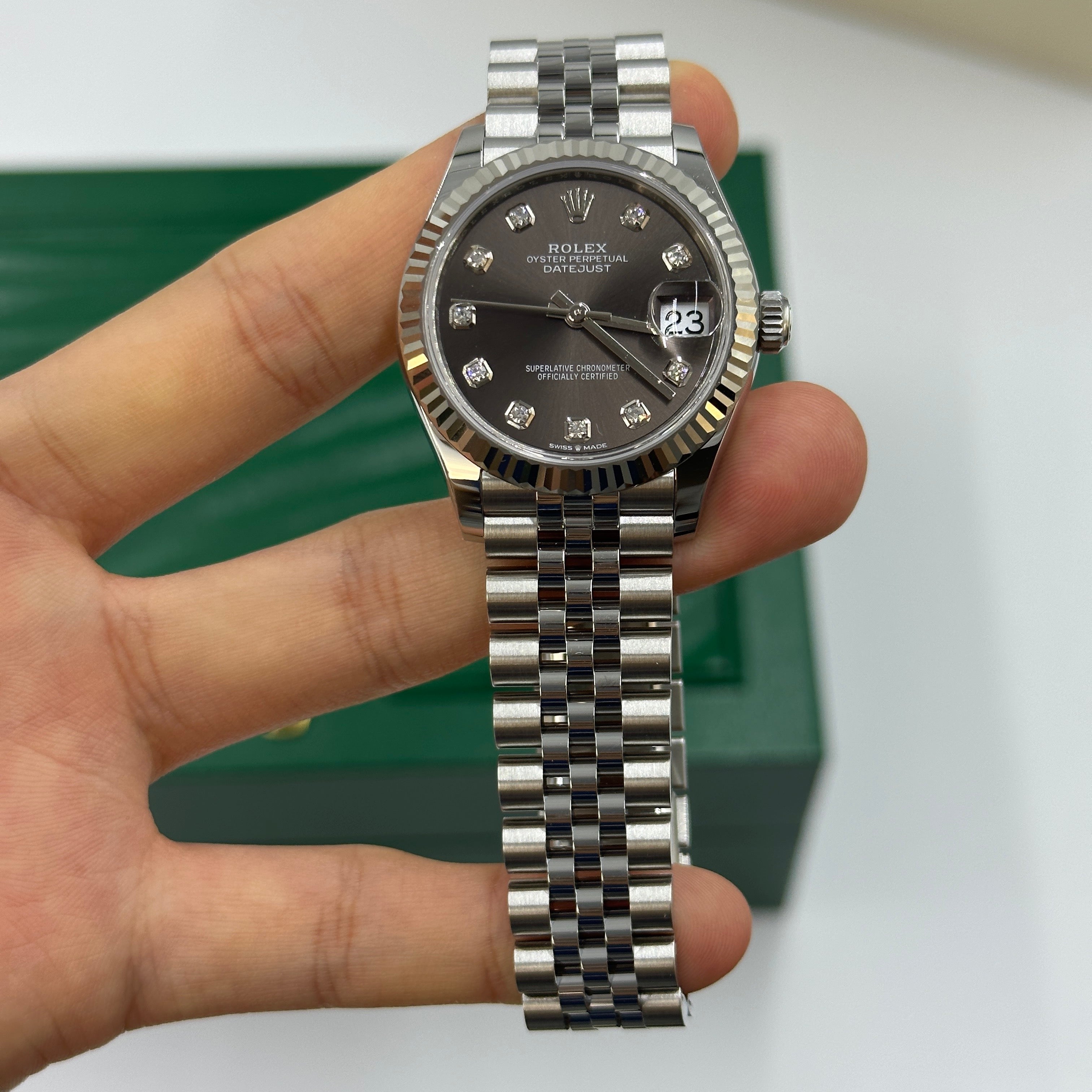 Rolex Datejust 31 278274G Graues Jubiläum 2025