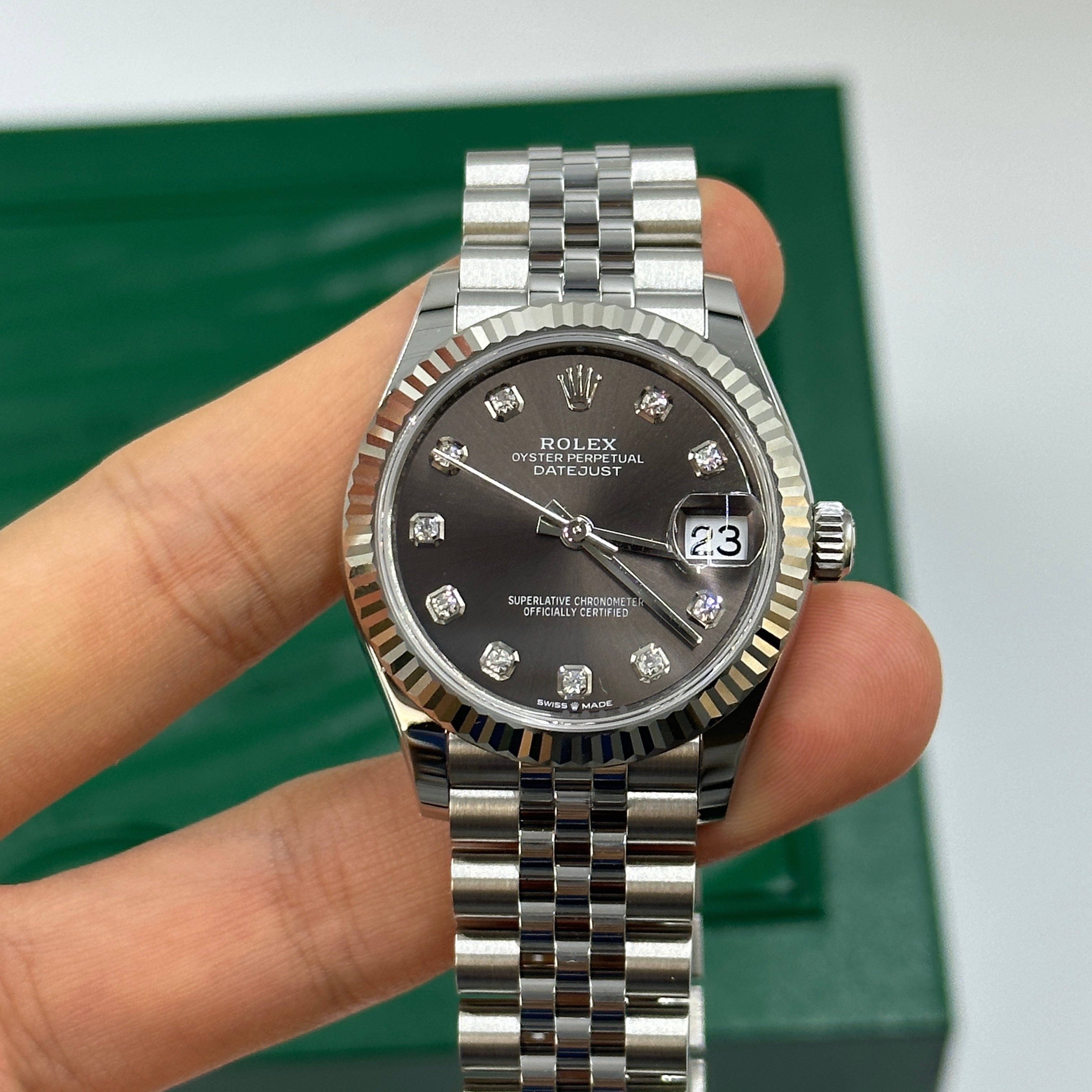 Rolex Datejust 31 278274G Graues Jubiläum 2025
