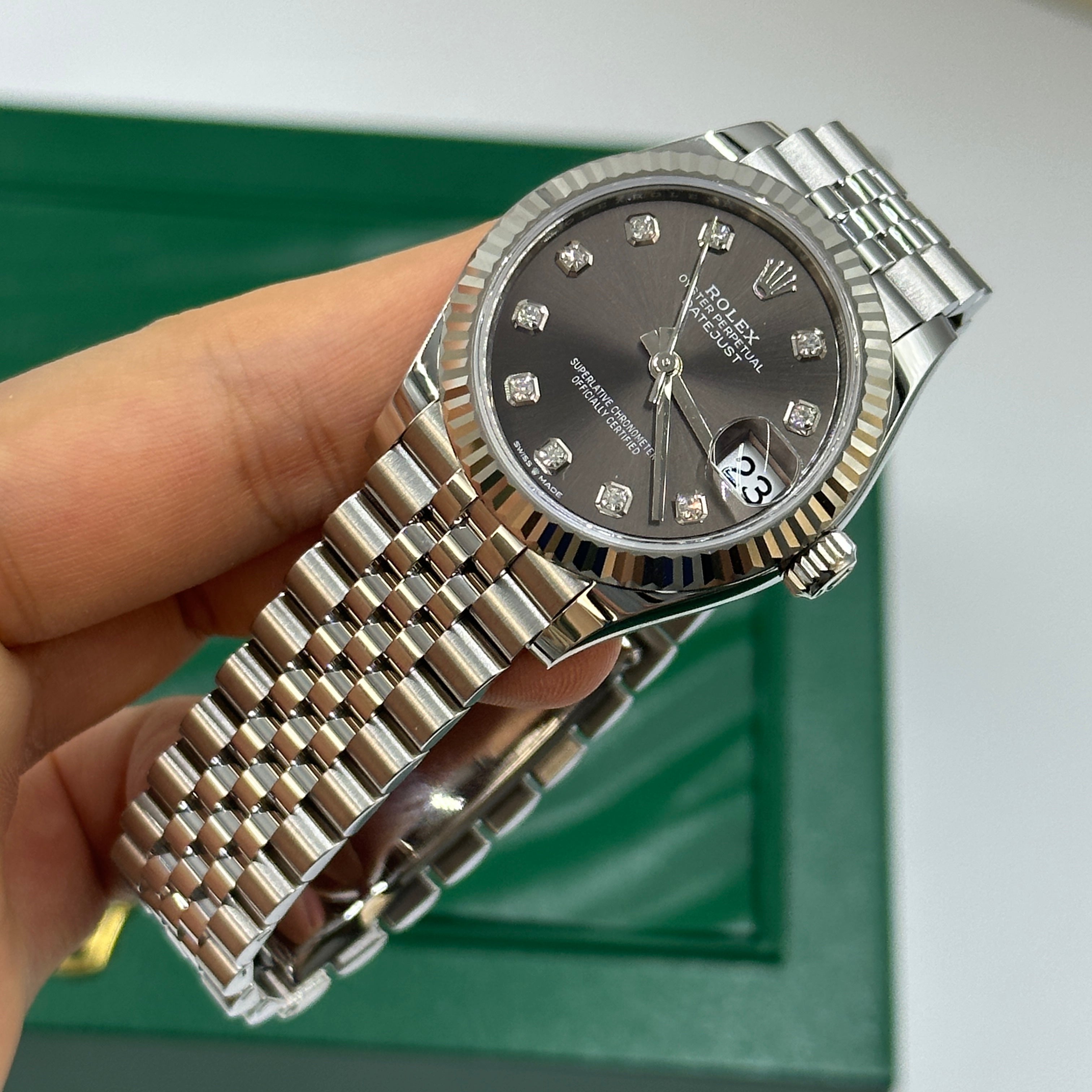 Rolex Datejust 31 278274G Graues Jubiläum 2025