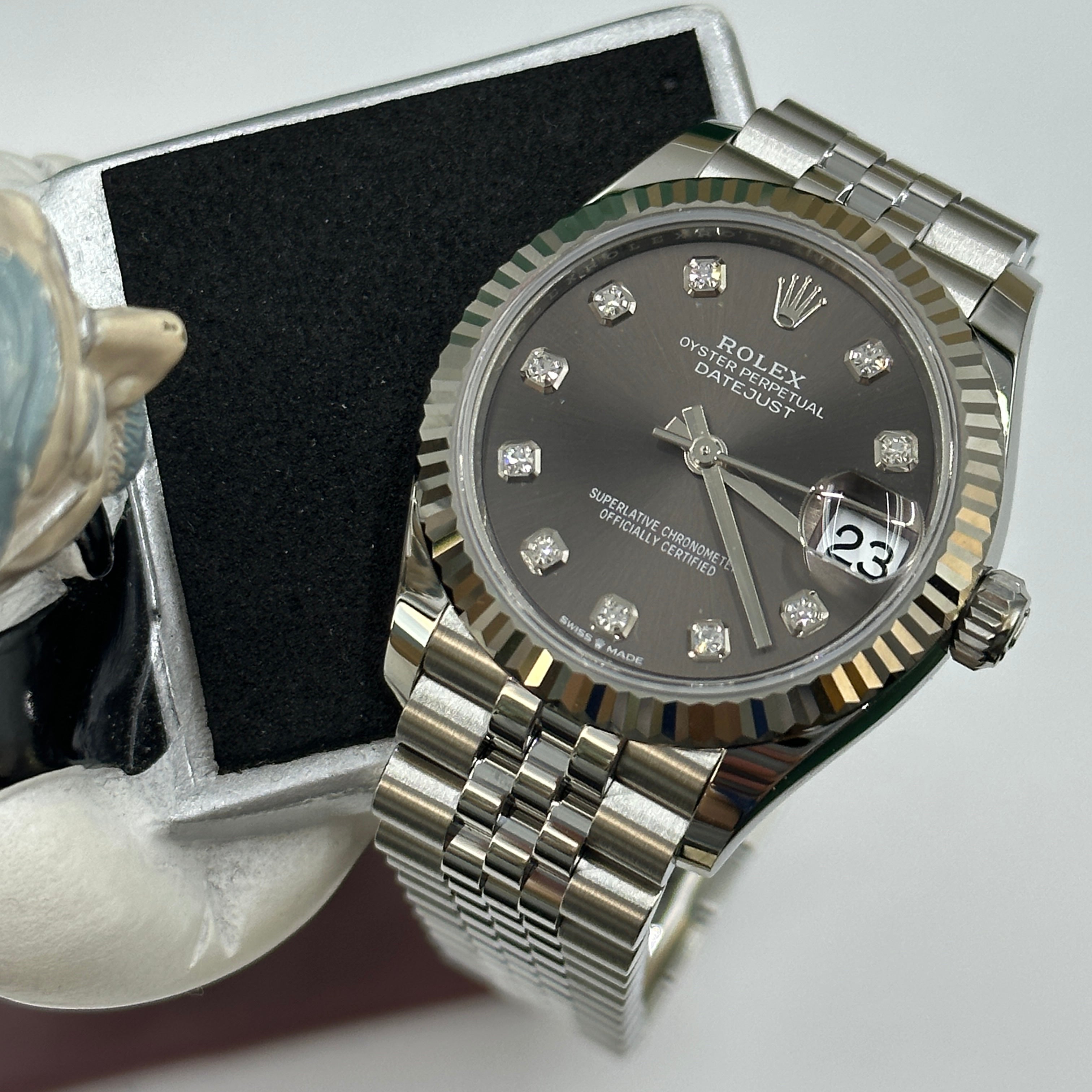 Rolex Datejust 31 278274G Graues Jubiläum 2025