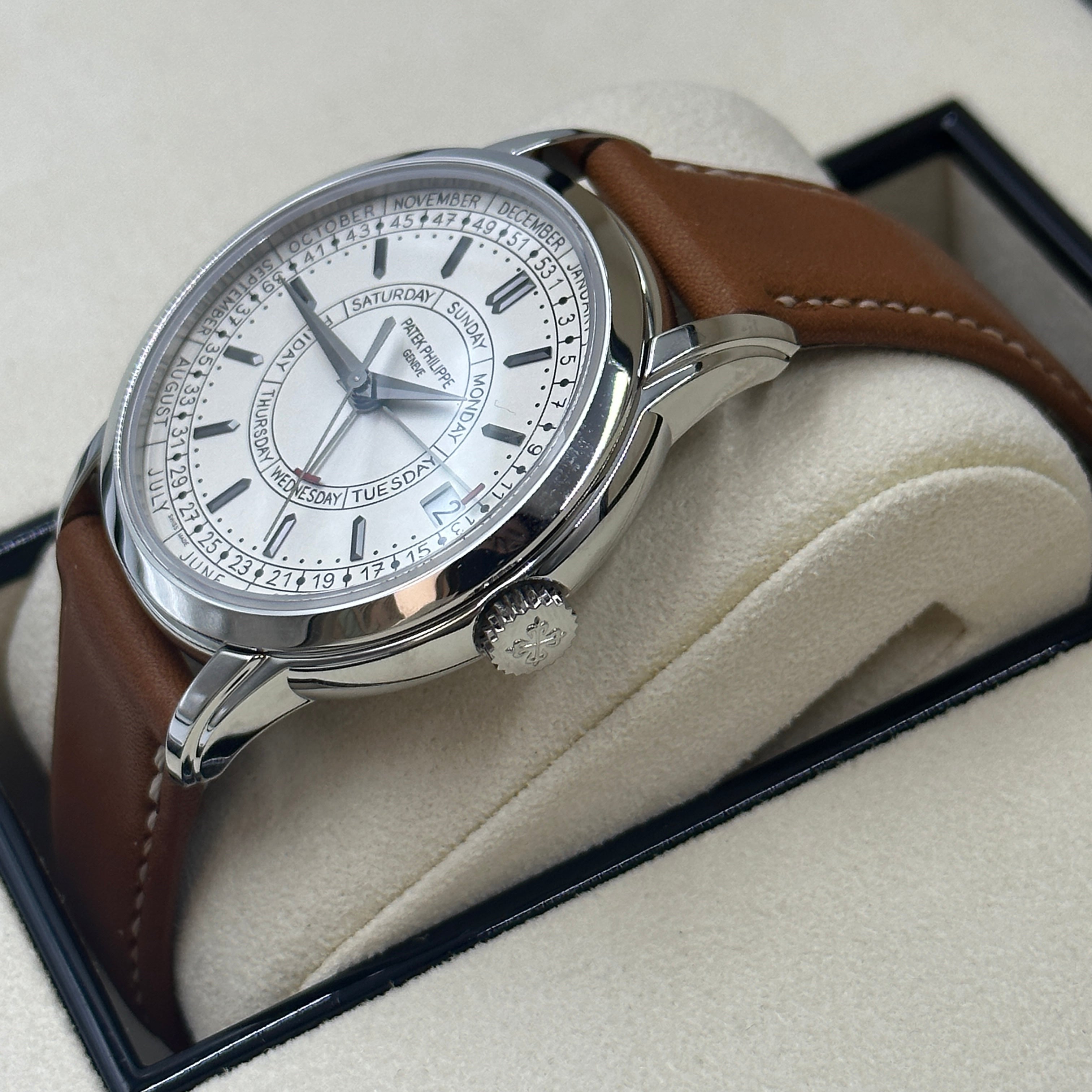 Patek Philippe Calatrava Wochenkalender 5212A‑001 Stahl 40 mm
