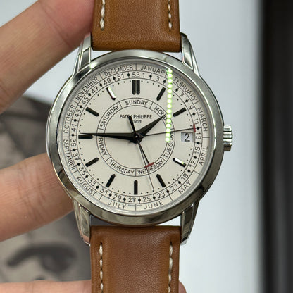 Patek Philippe Calatrava Wochenkalender 5212A‑001 Stahl 40 mm