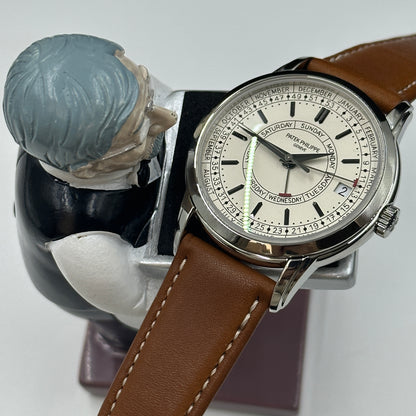 Patek Philippe Calatrava Wochenkalender 5212A‑001 Stahl 40 mm
