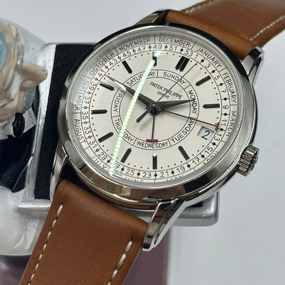 Patek Philippe Calatrava Wochenkalender 5212A‑001 Stahl 40 mm