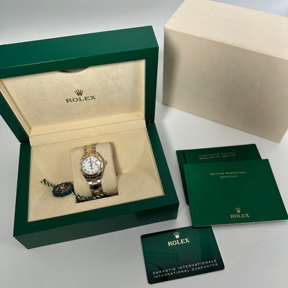 Rolex Lady-Datejust 279173 WHITE ROMAN OYSTER
