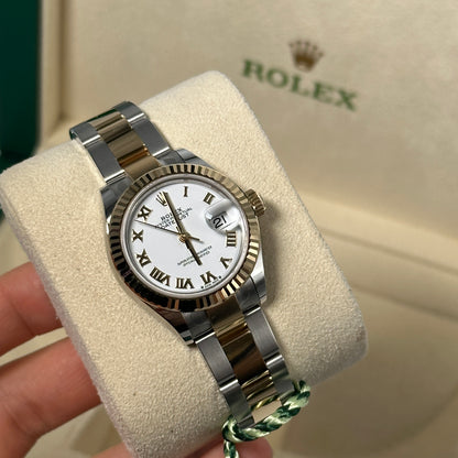 Rolex Lady-Datejust 279173 WHITE ROMAN OYSTER
