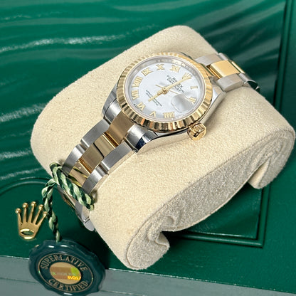 Rolex Lady-Datejust 279173 WHITE ROMAN OYSTER