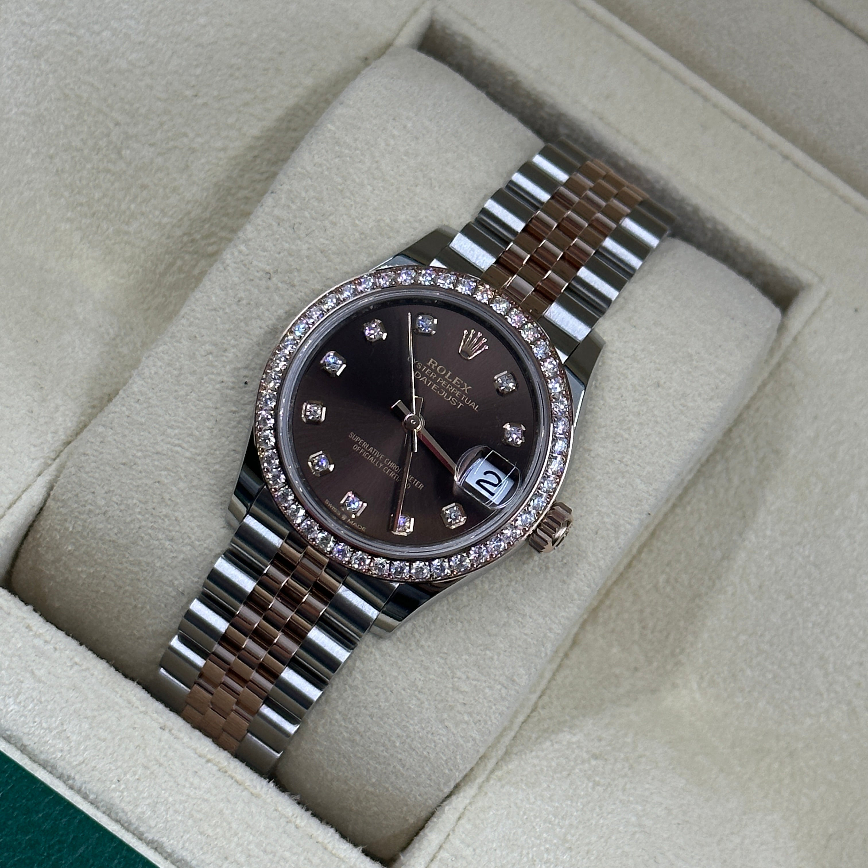 Rolex Datejust 31 278381RBR G Choc Jubilee 2025