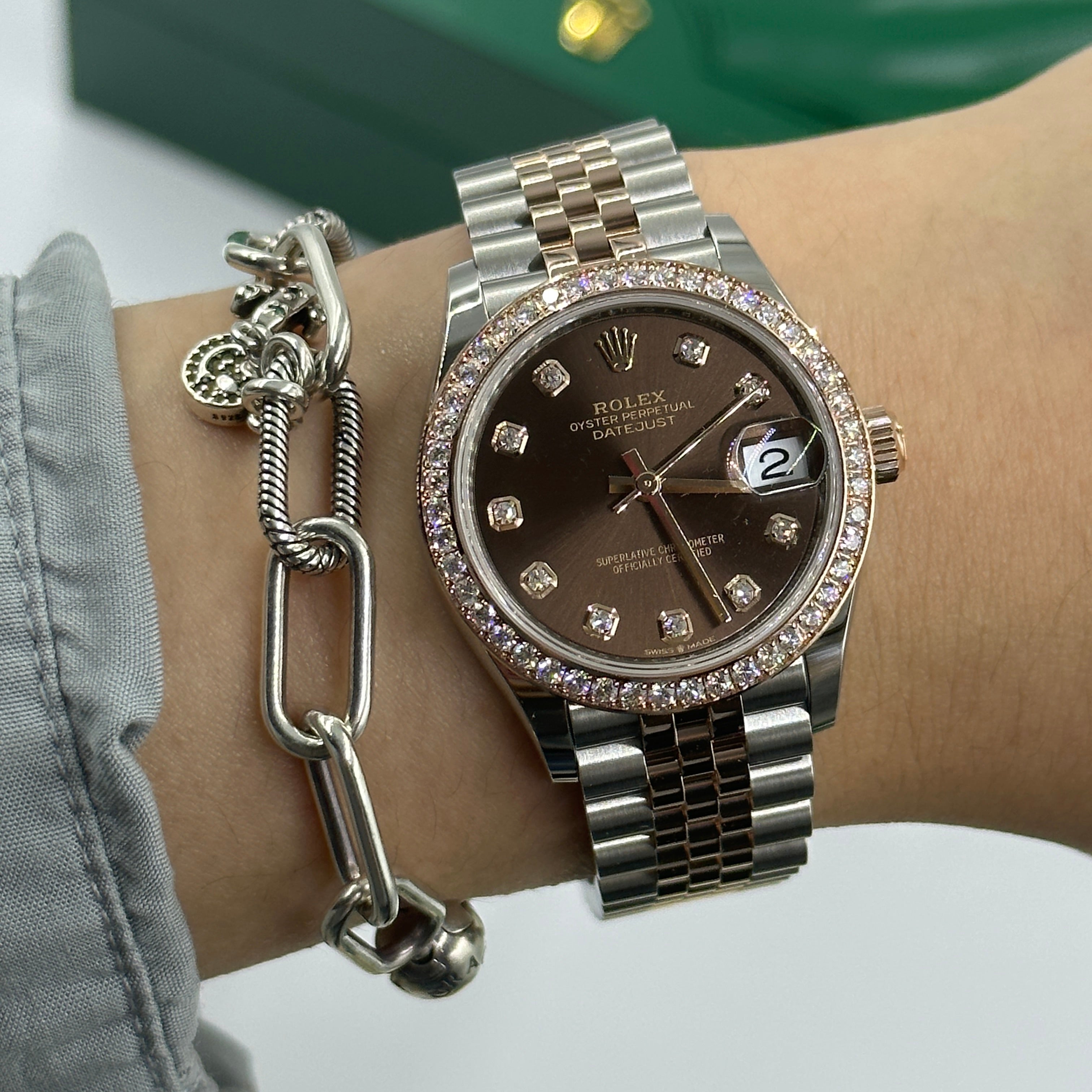 Rolex Datejust 31 278381RBR G Choc Jubilee 2025