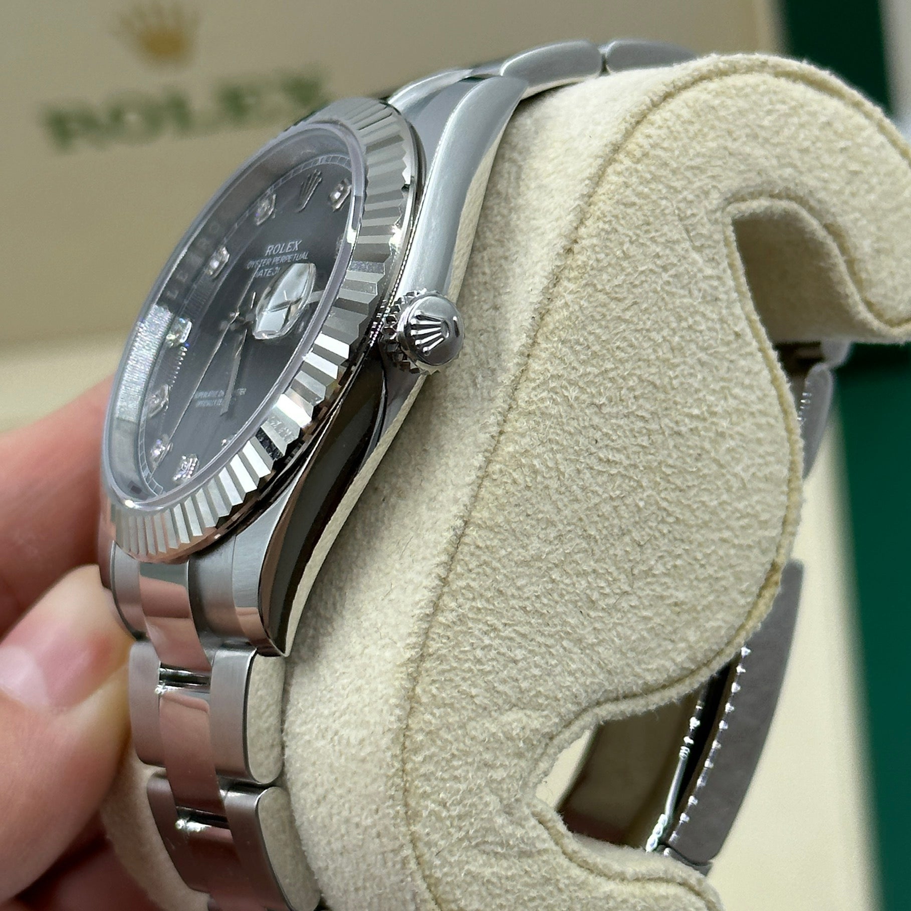 Rolex Datejust 41 126334G Grey Diamond Oyster 2026