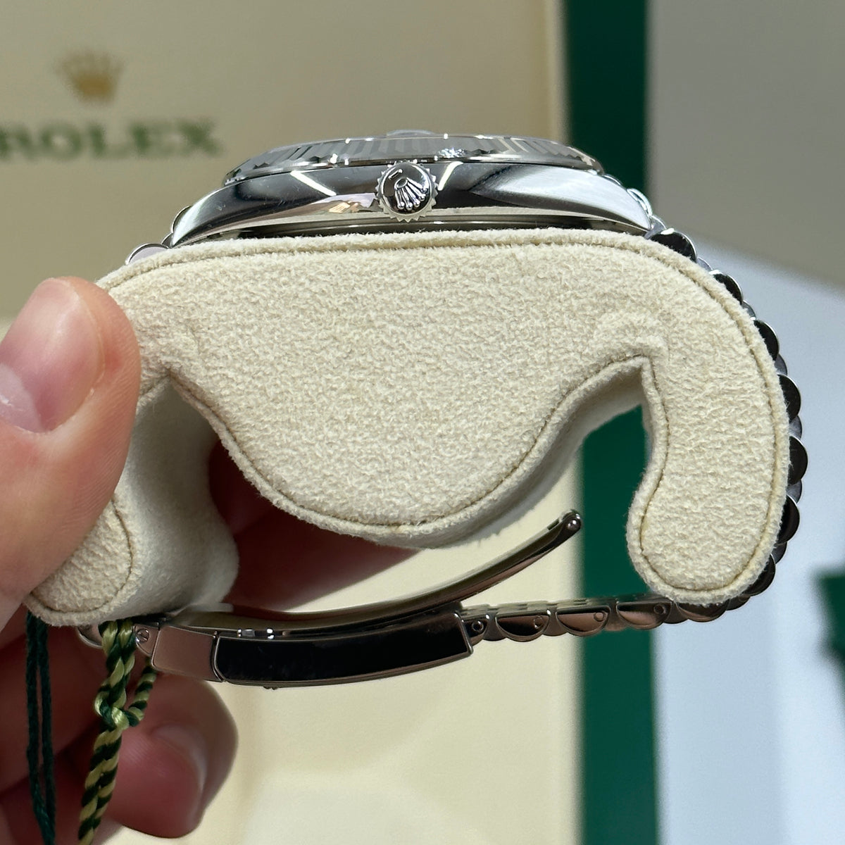Rolex Datejust 41 126334 Mint Green Index Jubilee 2025