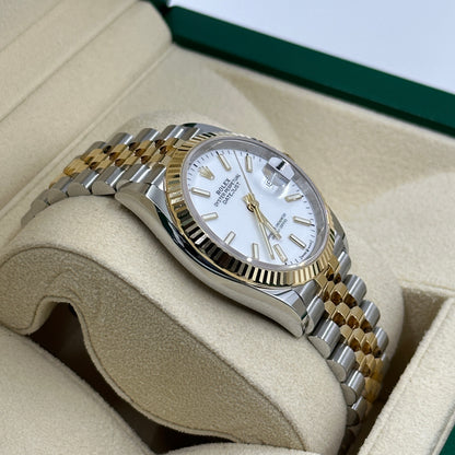 Rolex Datejust 36 126231 Weißes römisches Jubiläum 2025