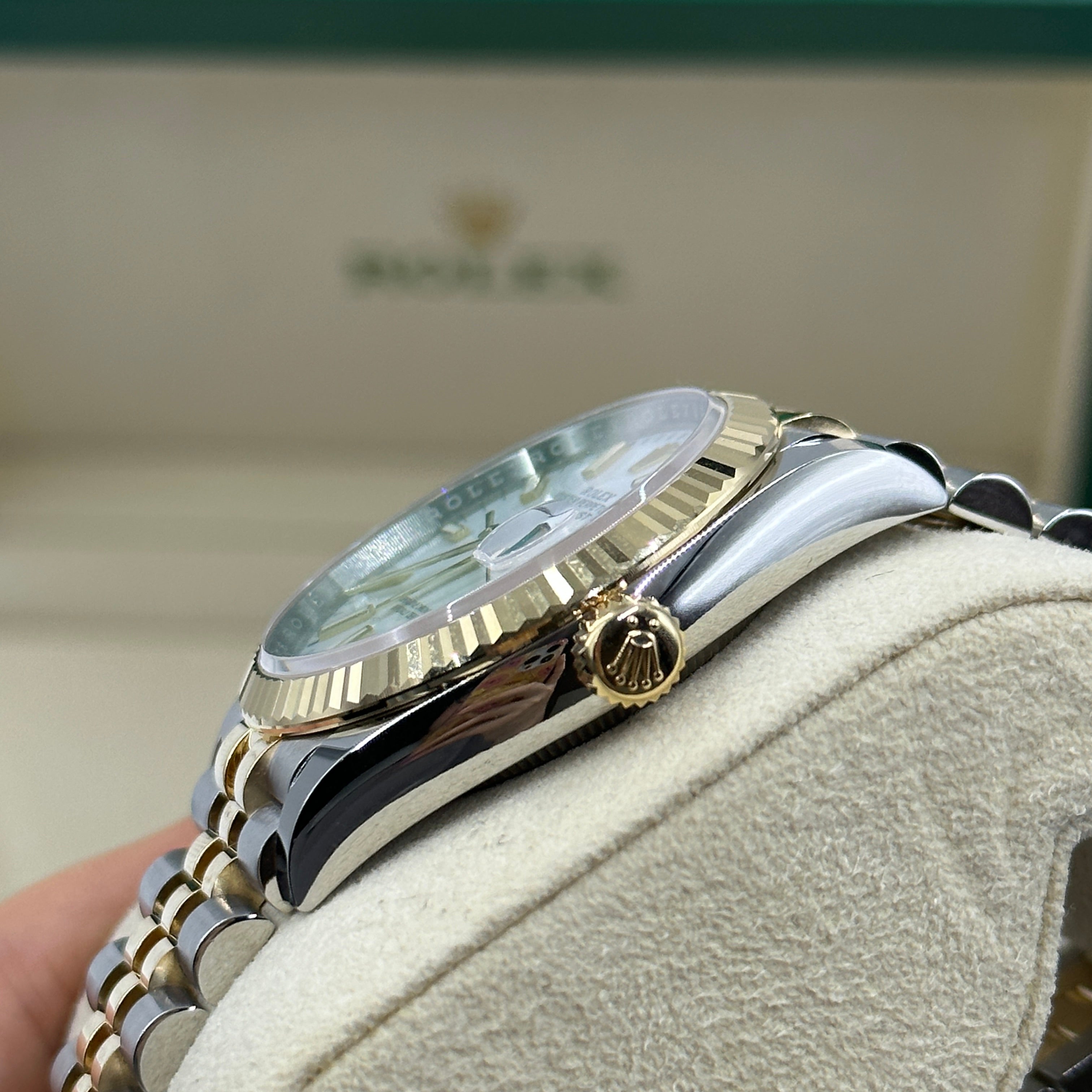 Rolex Datejust 36 126231 Weißes römisches Jubiläum 2025