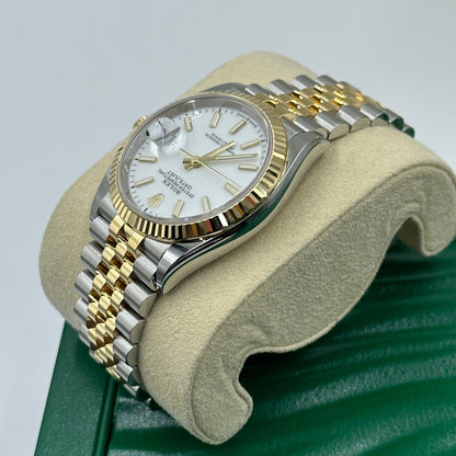 Rolex Datejust 36 126231 Weißes römisches Jubiläum 2025