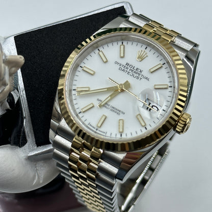 Rolex Datejust 36 126231 Weißes römisches Jubiläum 2025