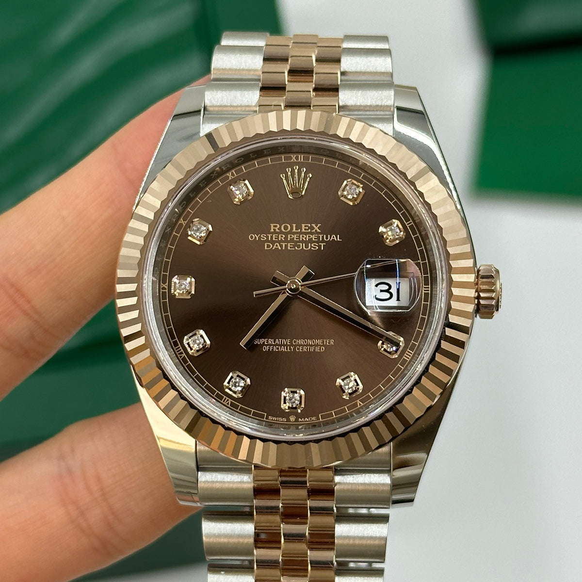 Rolex Datejust 41 126331G Chocolate Jubilee 2025