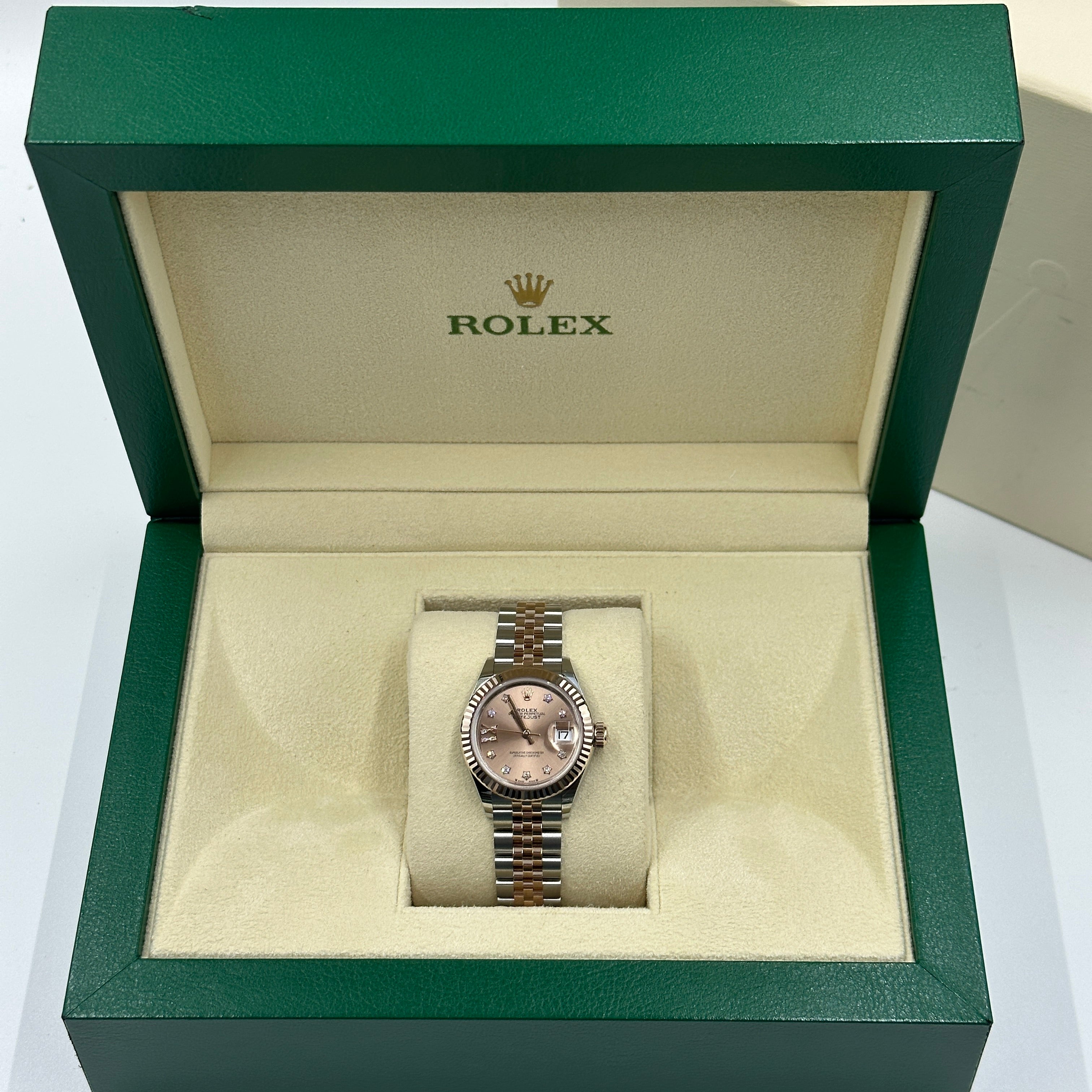 ROLEX  Lady-Datejust 28MM 279171G ROSE STAR  JUB