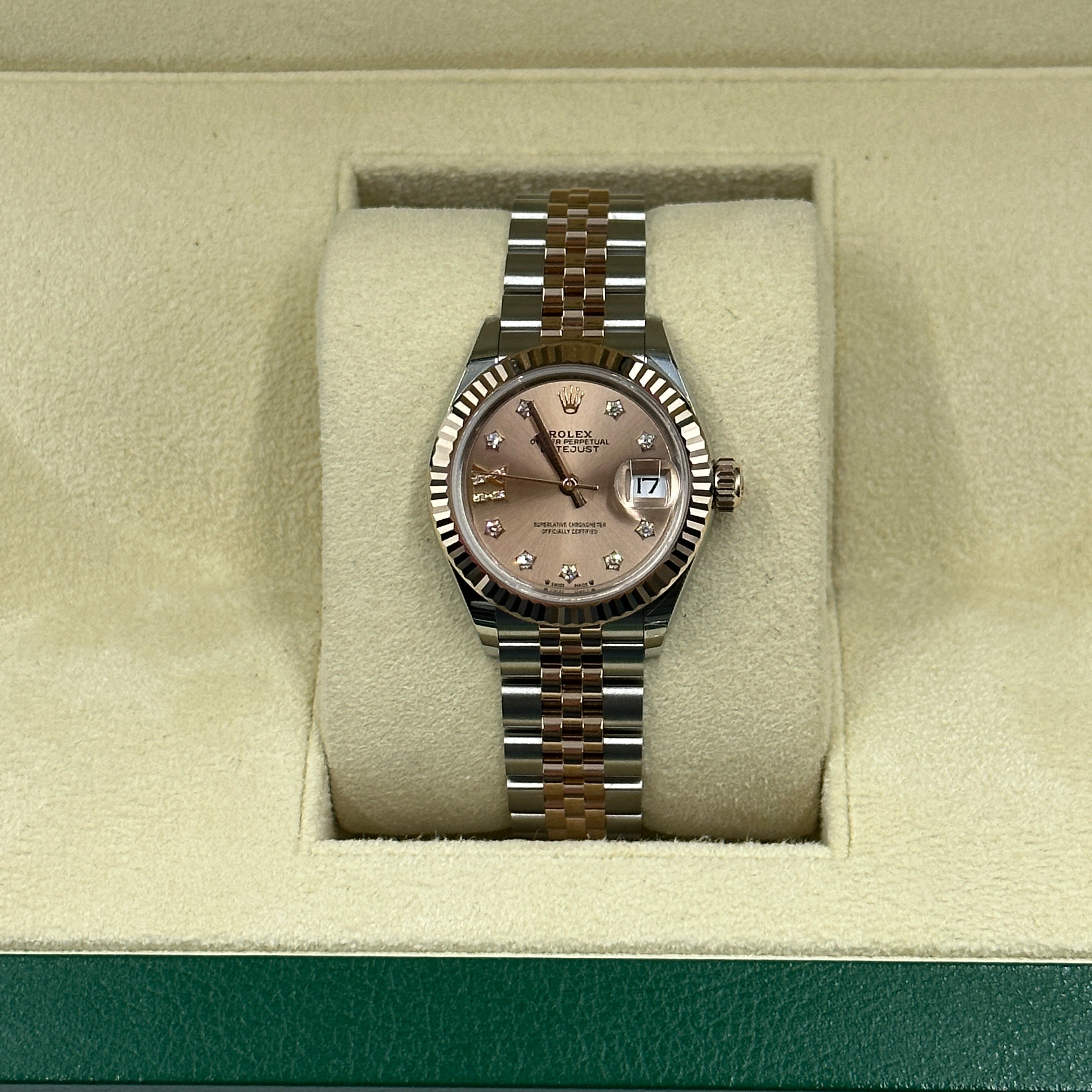 ROLEX  Lady-Datejust 28MM 279171G ROSE STAR  JUB