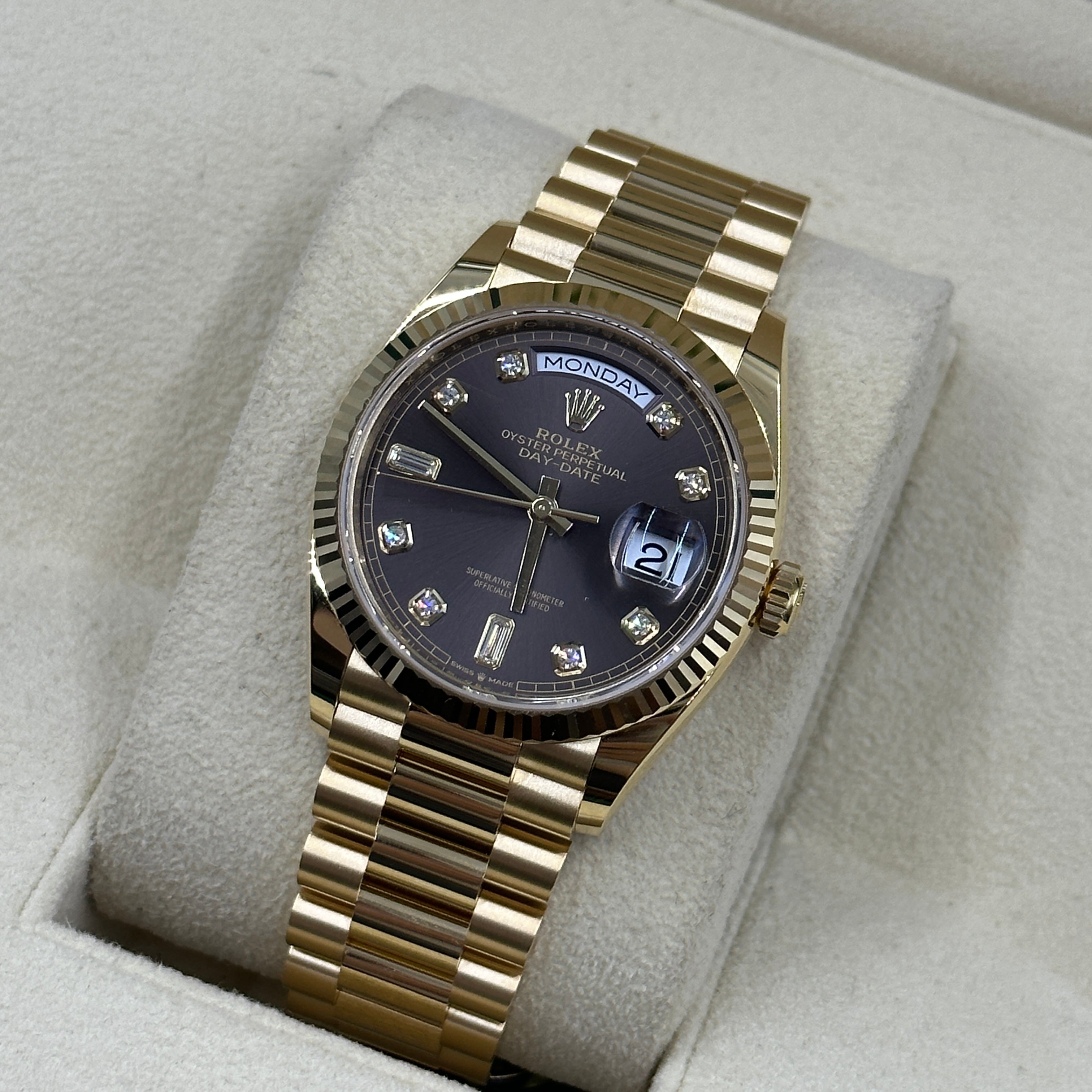 Rolex Day-Date 128238A Grey 2025